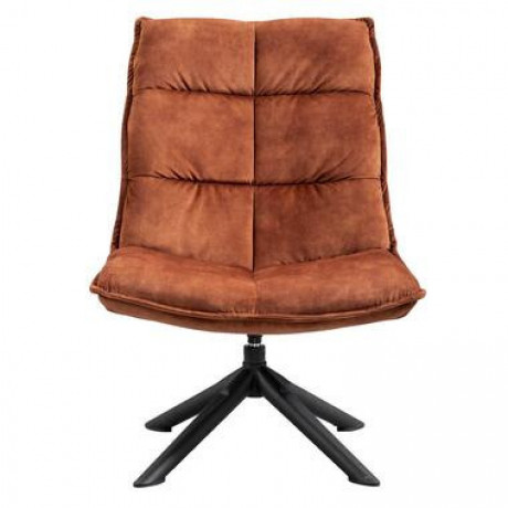 Fauteuil Clay - stof Decent - roest - Leen Bakker