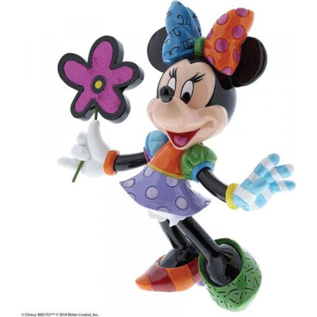 Disney Britto Beeldje Minnie Mouse with Flower 21 cm