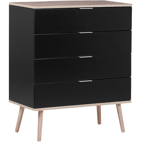 BELIANI WALPI - Commode - Zwart - MDF