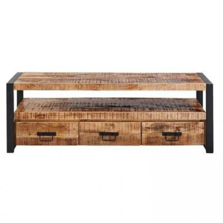 TV meubel Scott - metaal/hout - 50x150x45 cm - Leen Bakker