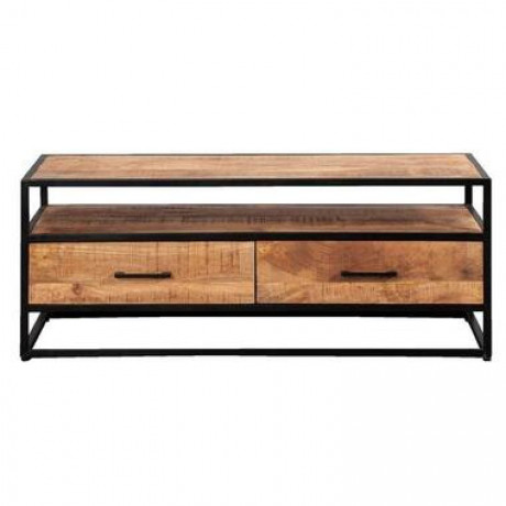 Tv-dressoir Logan - mangohout - 48x120x45 cm - Leen Bakker