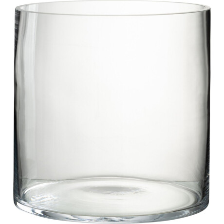 J-Line windlicht Rond - glas - transparant - large