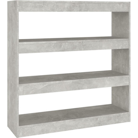 vidaXL - Boekenkast/kamerscherm - 100x30x103 - cm - betongrijs