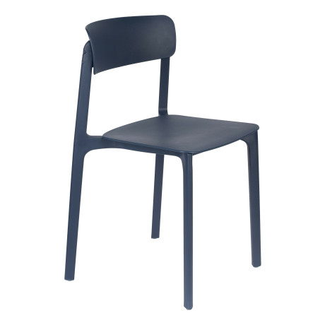 ZILT Eetkamerstoel 'Hassani' kleur Donkerblauw