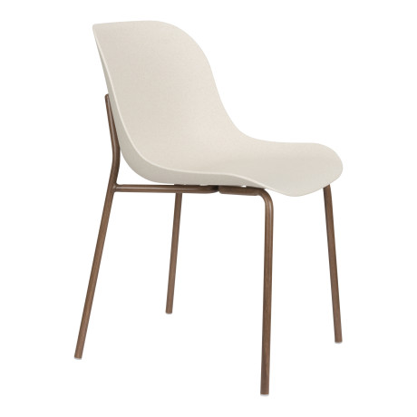 ZILT Eetkamerstoel 'Pascal' kleur Beige