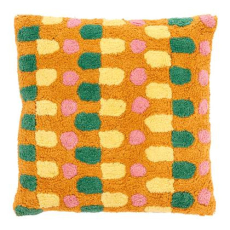 Villa Collection Styles Sierkussen 45 x 45 cm - Oranje/Groen