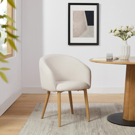 Artistiq Eetkamerstoel 'Espen' kleur beige