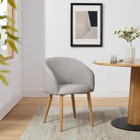 Artistiq Eetkamerstoel 'Espen' kleur grijs