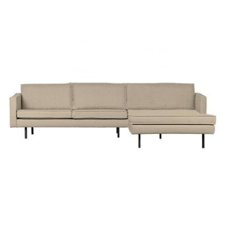 BePureHome Rodeo Chaise Longue Rechts - BouclÃ© - Beige