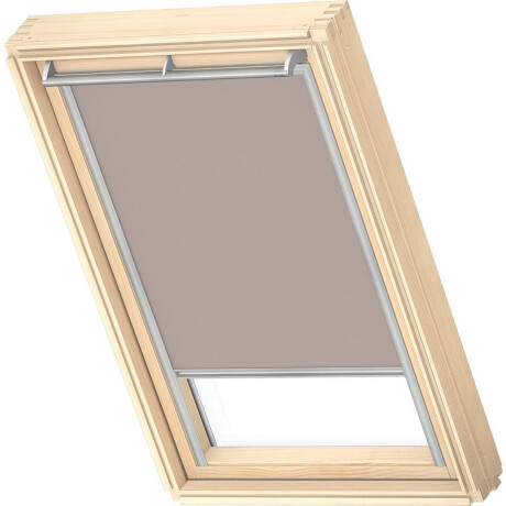 VELUX Origineel Verduisterend Rolgordijn (DKL), Zilveren Kozijn, M04, 304, 1, Light Taupe