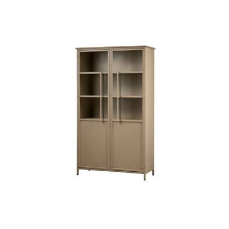 BePureHome Vitrinekast Exhibit - Ijzer - Khaki - 170x99x44