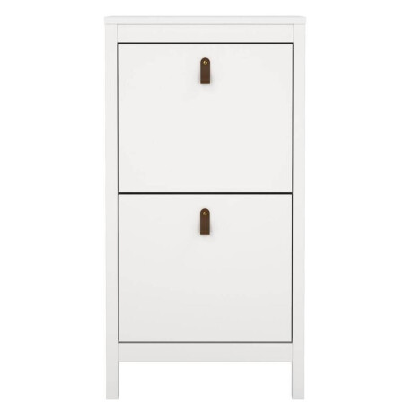 Leen Bakker - Schoenenkast Madeira - 102,9x53,8x24,6 Cm - Spaanplaat - Wit - 53.8x102.9x24.6 Cm