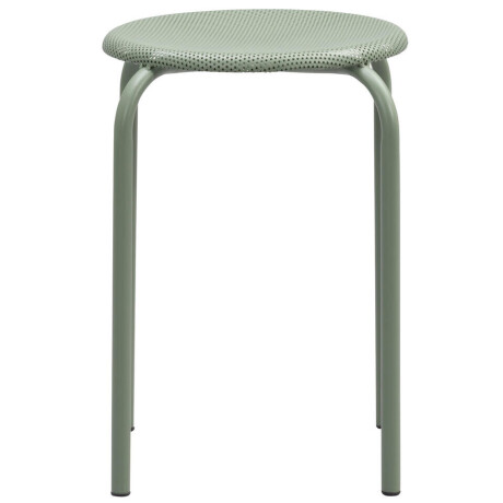 Leen Bakker - Kruk Lot - Olijf - 45xØ29,5 Cm - Metaal - Groen