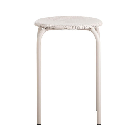 Leen Bakker - Kruk Lot - 45xØ29,5 Cm - Metaal - Grijs