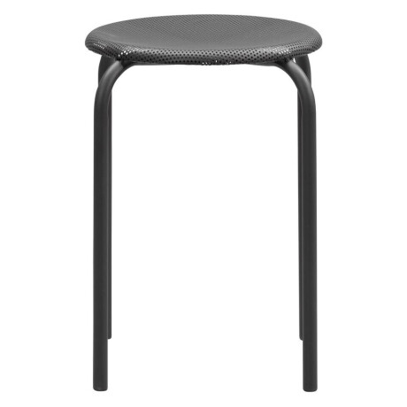 Leen Bakker - Kruk Lot - 45xØ29,5 Cm - Metaal - Zwart