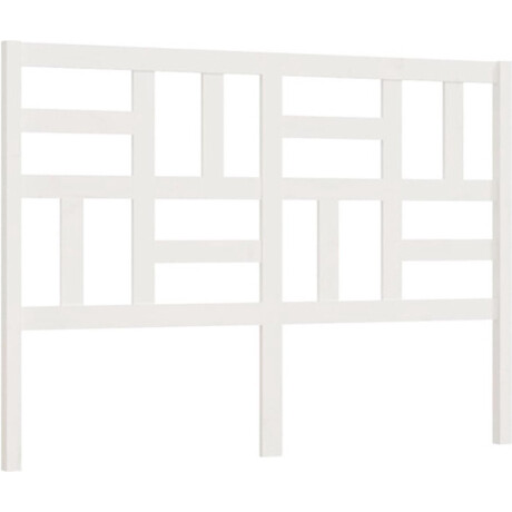 vidaXL - Hoofdbord - 166x4x104 - cm - massief - grenenhout - wit