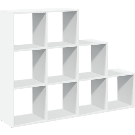 vidaXL - Kamerscherm - / - boekenkast - 3-laags - 137,5x29x103,5 - cm - hout - wit