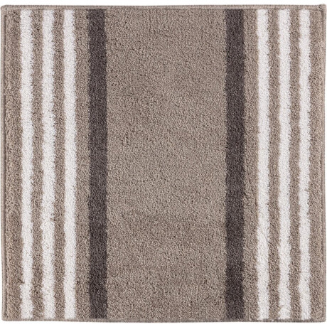 Casilin WC-mat Antislip Lima - 60x60cm - Vierkante Badmat - Waterabsorberend - Wasbaar en Sneldrogend - Acryl - Bruin, Zand