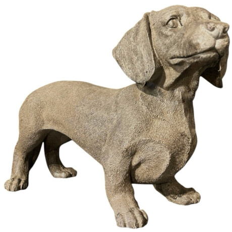 Decoratief Beeld Teckel - Bruin - 50 x 18 x 31 cm