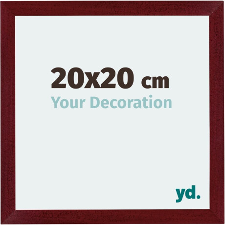 Your Decoration - Fotolijst 20x20 cm - MDF - Wijnrood Geveegd - Mura