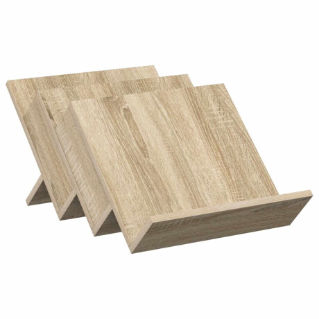 vidaXL - Tijdschriftenrek - Sonoma - Eik - 53 - x - 40 - x - 28,5 - cm - Bewerkt - hout