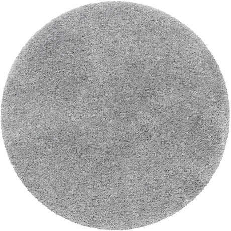 Homie Living - Porto Azzurro - Badmat - 90 cm rond - Middelgrijs - Douchemat Basic – Uni Effen Design in Vele Kleuren – Comfortabel & Absorberend – Wasbaar en Antislip