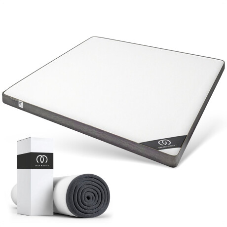 Sleeptime Twin Motion Topper 90x200 cm - Topdekmatras - Matrastopper - Hyrbrid Gel Traagschuim - Medium Hardheid - 8 cm Dik