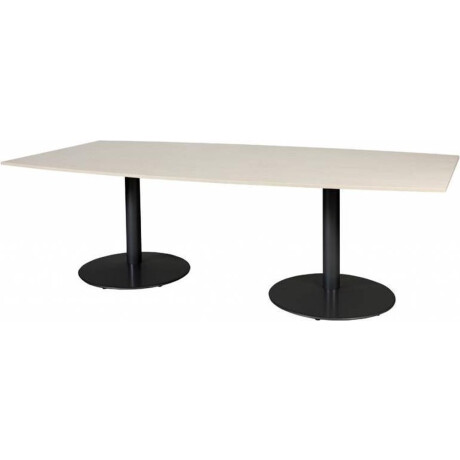 Vergadertafel - Linesto 240x120 tonv. Eiken - zwart frame