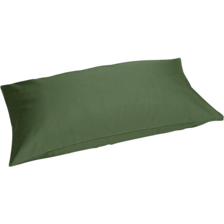 Yumeko kussensloop katoensatijn mid olive 40x80 - Bio, eco & fairtrade - 1 stuk