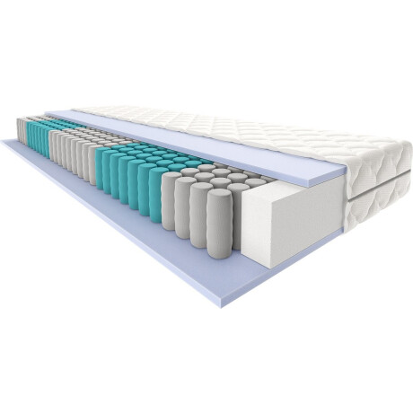 Matras 120 x 200 cm - Hoogte 21cm - Pocketvering matras 120x200 met 7 zones - Ergonomisch - Gemiddeld of medium stevig - Matras 120x200 Twijfelaar - Ademende Matrassen 120 x 200 Koudschuim matras geveerd