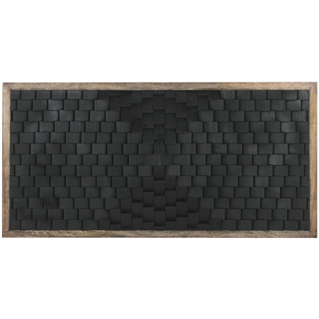 Hoofdbord Home ESPRIT Bruin Zwart Mangohout 160 x 5 x 80 cm