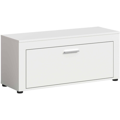 Jam kledingkast bank wit melamine - 35x100x44cm