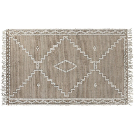Tapijt Home ESPRIT Wit Natuurlijk Boho 160 x 230 x 1 cm