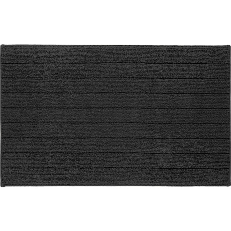 Casilin Badmat Antislip 60x100cm Luca - Waterabsorberende Badkamermat - Wasbaar en Sneldrogend - Voor Douche en Bad - 100% Katoen - Zwart