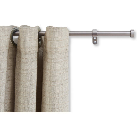 ACAZA Gordijnroede - Gordijnrail - Zilver - Gordijnstang 125-240 cm - Gordijnroede uitschuifbaar - Gordijnrails uitschuifbaar - Roede