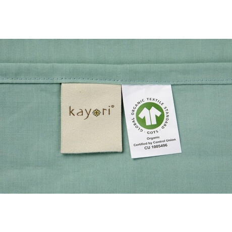 Kayori Shizu Kussensloop Katoenperkal 60x70 2 Stuks - Groen