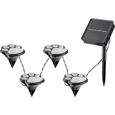Rabalux - LED lamp - Solarlampen / zonnelamp ( 4 lampen 4.5m ) LED - tuinverlichting - IP44 - 3 lm - verlichting voor buiten