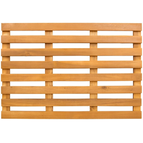 vidaXL - Badmat - Effen - Bruin - 100 - x - 53 - cm - Hout