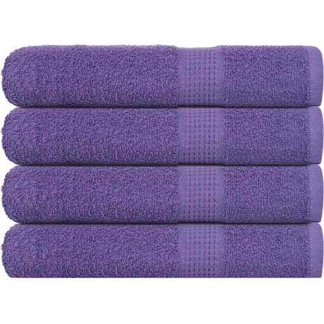 vidaXL - Saunahanddoeken - FROGN - 4 - st - 80x200 - cm - 360 - g/m² - paars