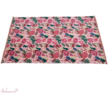 Imbarro - Plaid - Kleed - Throw - Maye - Pink - 110x180cm - Velvet