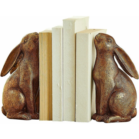 LOBERON Boekensteun set van 2 Turexil antiekmessing