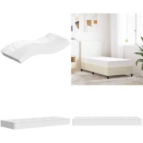 vidaXL Binnenveringmatras middelhard 80x200 cm - Binnenveringmatras - Binnenveringmatrassen - Eenpersoonsmatras - Eenpersoons Matras