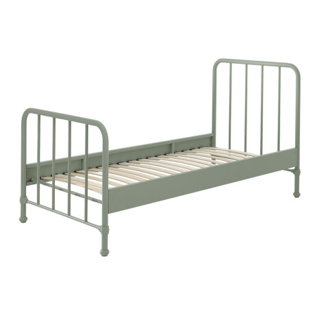 Leen Bakker - Vipack Bed Bronxx - Olijf - 90x200 Cm - Metaal - Groen