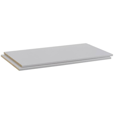 Leen Bakker - Legplankenset Dallas - Licht (2 Stuks) - 110 Cm - Spaanplaat - Grijs