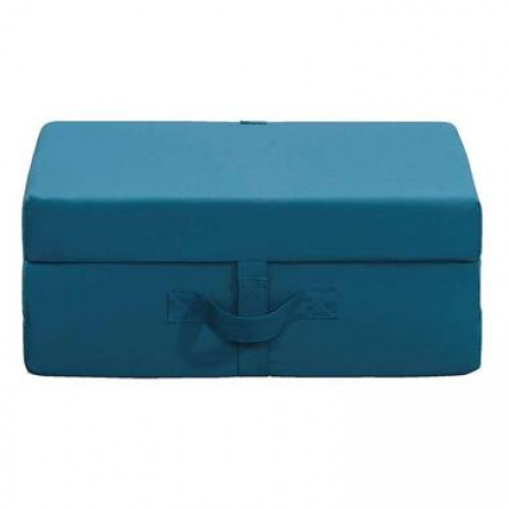 Opvouwbaar matras Rumba - blauw - 70x190x9 cm
