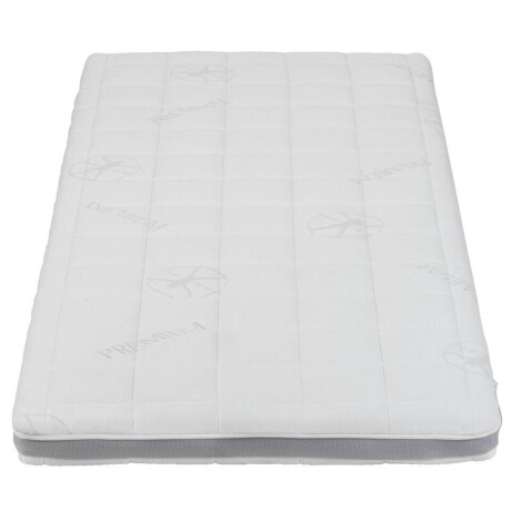 Leen Bakker - Topmatras Elin - Comfortschuim - 120x200x10 Cm - Polyester - Wit