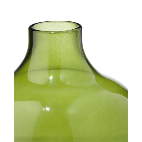 HEMA HEMA Vaas Voor Geurstokjes ⌀2.4x10cm Glas Groen (groen)