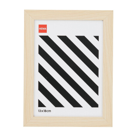 HEMA HEMA Fotolijst 13x18cm Naturel Hout Hout (hout)