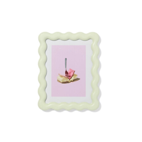 HEMA HEMA Fotolijst 15x20cm Hout Golf (lichtgroen)