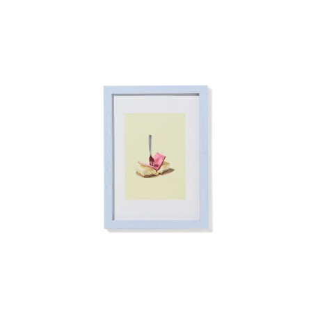 HEMA HEMA Fotolijst 10x15cm Hout Dun (lichtblauw)